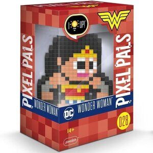 3/$55❤️PDP Pixel Pals DC Comics Wonder Woman Light Display Lighted Figure #028